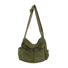 Laden Sie das Bild in den Galerie-Viewer, Umhängetasche aus Segeltuch