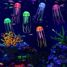 Laden Sie das Bild in den Galerie-Viewer, Aquarienlandschaftssimulation transparente fluoreszierende Quallendekoration