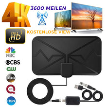 Laden Sie das Bild in den Galerie-Viewer, 2022-Upgrade DIGITALE HDTV-ANTENNE 4K