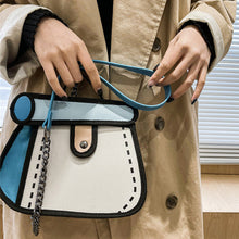 Laden Sie das Bild in den Galerie-Viewer, 2D Niedliche Karikatur-Umhängetasche