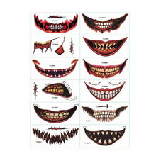 Laden Sie das Bild in den Galerie-Viewer, 🎃FRÜHE HALLOWEEN-AKTION🎃Gruseliges Temporäres Halloween-Tattoo