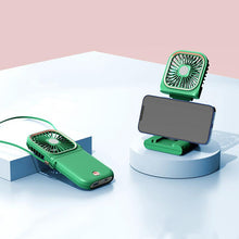 Laden Sie das Bild in den Galerie-Viewer, Faltbarer kleiner Schreibtischventilator