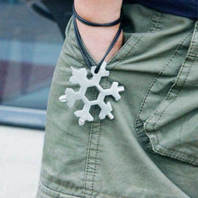 Laden Sie das Bild in den Galerie-Viewer, 18-in-1 Edelstahl Schneeflocken Multi-tool