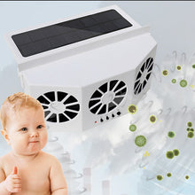 Laden Sie das Bild in den Galerie-Viewer, Solarbetriebener Fahrzeugabluftventilator