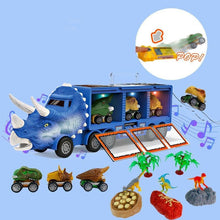 Laden Sie das Bild in den Galerie-Viewer, Musik Dinosaurier Transportwagen