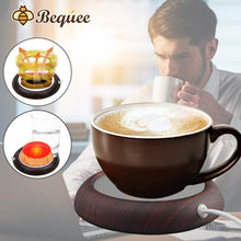 Laden Sie das Bild in den Galerie-Viewer, BEQUEE USB Getränkewärmer Elektrischer Untersetzer Wärmer für Büro/Zuhause