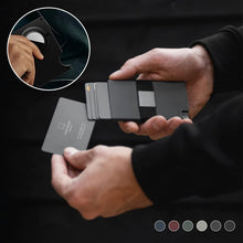 Laden Sie das Bild in den Galerie-Viewer, Herren-Kartenhalter aus Metall und Aluminium