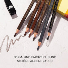 Laden Sie das Bild in den Galerie-Viewer, Wasserdichter Augenbrauenstift aus Holz (12 Stück)
