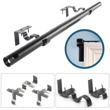 Laden Sie das Bild in den Galerie-Viewer, Universal Vorhangstangen Halterungen 2 Stück