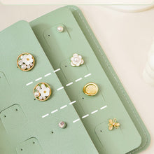 Laden Sie das Bild in den Galerie-Viewer, Multifunktionale tragbare Reise-Aufbewahrungstasche für Ohrringe