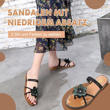 Laden Sie das Bild in den Galerie-Viewer, Sandalen mit niedrigem Absatz