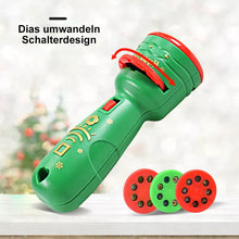 Laden Sie das Bild in den Galerie-Viewer, Weihnachten Leuchtende Taschenlampe-Projektorlampe