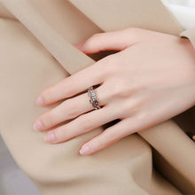 Laden Sie das Bild in den Galerie-Viewer, Stilvoller Drehbarer Mehrschichtiger Offener Kreuzring