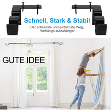 Laden Sie das Bild in den Galerie-Viewer, Universal Vorhangstangen Halterungen 2 Stück