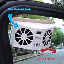 Laden Sie das Bild in den Galerie-Viewer, Solarbetriebener Auto-Kühlerlüfter