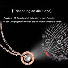 Laden Sie das Bild in den Galerie-Viewer, Bequee 100s "ICH LIEBE DICH" Halskette