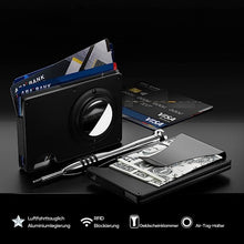 Laden Sie das Bild in den Galerie-Viewer, Herren-Kartenhalter aus Metall und Aluminium