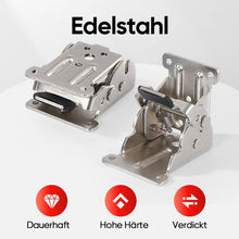 Laden Sie das Bild in den Galerie-Viewer, Klappbares Tischbeinscharnier