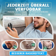 Laden Sie das Bild in den Galerie-Viewer, Waschbarer Elektrorasierer im Taschenformat