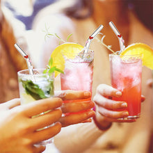 Laden Sie das Bild in den Galerie-Viewer, Strohhalme aus farbigem Glas