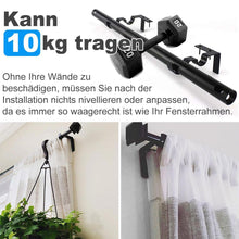 Laden Sie das Bild in den Galerie-Viewer, Universal Vorhangstangen Halterungen 2 Stück