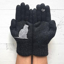 Laden Sie das Bild in den Galerie-Viewer, Handschuhe aus Baumwolle im Katzenstil