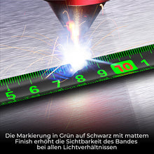 Laden Sie das Bild in den Galerie-Viewer, Fluoreszierendes Maßband aus Stahl