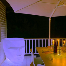 Laden Sie das Bild in den Galerie-Viewer, USB Rosenschatten Kristalllampe