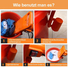 Laden Sie das Bild in den Galerie-Viewer, Tragbare Mini-Waschmaschine