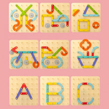 Laden Sie das Bild in den Galerie-Viewer, Montessori-Steckbrettpuzzle