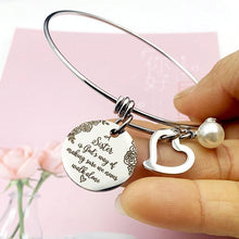 Laden Sie das Bild in den Galerie-Viewer, Gehe niemals allein - Schwestern Armband