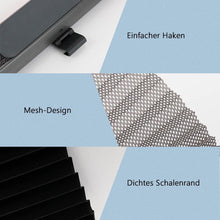 Laden Sie das Bild in den Galerie-Viewer, Auto Fenster Sonnenschutz Vorhang, 3M Kleber, schwarz