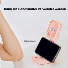 Laden Sie das Bild in den Galerie-Viewer, Faltbarer kleiner Schreibtischventilator