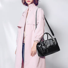 Laden Sie das Bild in den Galerie-Viewer, Neue Handtaschen aus Ölwachsleder Boston, große Tragetasche aus weichem Leder