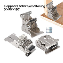 Laden Sie das Bild in den Galerie-Viewer, Klappbares Tischbeinscharnier