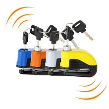 Laden Sie das Bild in den Galerie-Viewer, Bremsscheibenschloss Alarm für Motorrad und Fahrrad