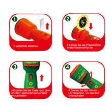 Laden Sie das Bild in den Galerie-Viewer, Weihnachten Leuchtende Taschenlampe-Projektorlampe