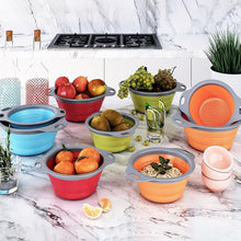 Laden Sie das Bild in den Galerie-Viewer, Silikon Faltbarer Abflusskorb/Wäschekorb