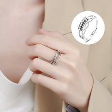 Laden Sie das Bild in den Galerie-Viewer, Stilvoller Drehbarer Mehrschichtiger Offener Kreuzring