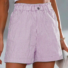 Laden Sie das Bild in den Galerie-Viewer, Locker lässige gestreifte Shorts

