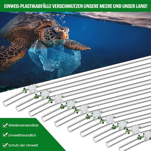 Strohhalme aus farbigem Glas