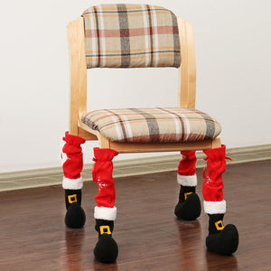 Weihnachten Stuhl Fuß Abdeckung