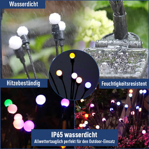 🎅FRÜHER WEIHNACHTSVERKAUF🔥Solar Garten LED Glühwürmchen Steckleuchte