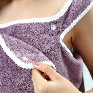 Korallenvlies Sling-Bademantel