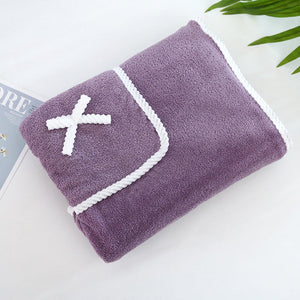 Korallenvlies Sling-Bademantel