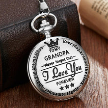 Laden Sie das Bild in den Galerie-Viewer, &quot;To My Son&quot; Quarz-Taschenuhr
