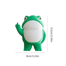 Laden Sie das Bild in den Galerie-Viewer, Mittelfinger-Frosch-Ornament
