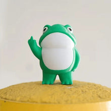 Laden Sie das Bild in den Galerie-Viewer, Mittelfinger-Frosch-Ornament
