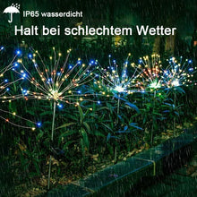 Laden Sie das Bild in den Galerie-Viewer, Wasserdichte Solargarten-Feuerwerkslampe
