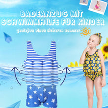 Laden Sie das Bild in den Galerie-Viewer, Badeanzug mit Schwimmhilfe für Kinder
